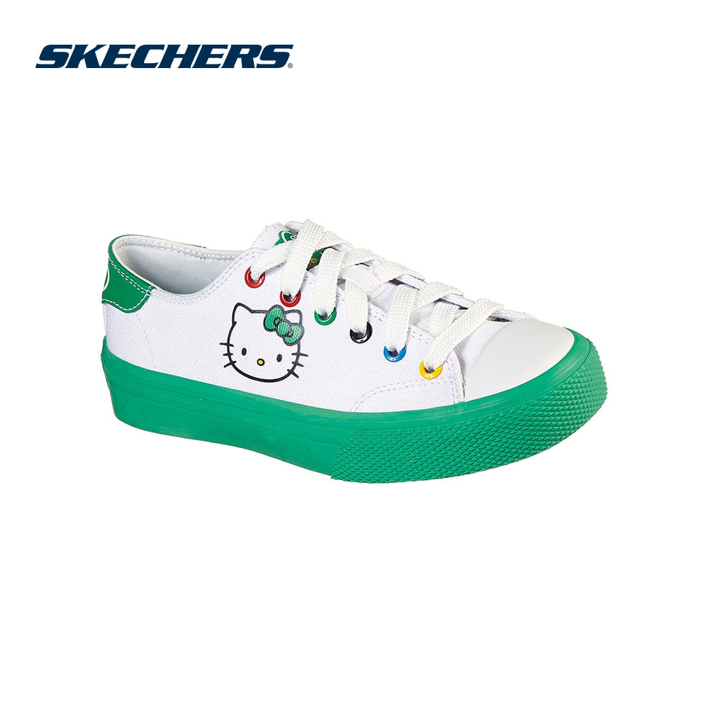 [Mã MABRVP7 giảm 10% tối đa 100K đơn 500k] Skechers Bé Gái Giày Thể Thao Hello Kitty V'Lites Street Girls - 664184L-WGRN