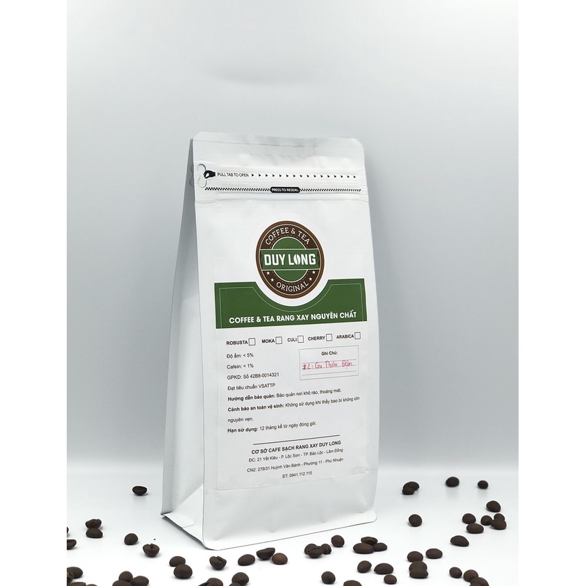 500G cafe Gu Đậm Thơm, cà phê pha phin Duy Long.