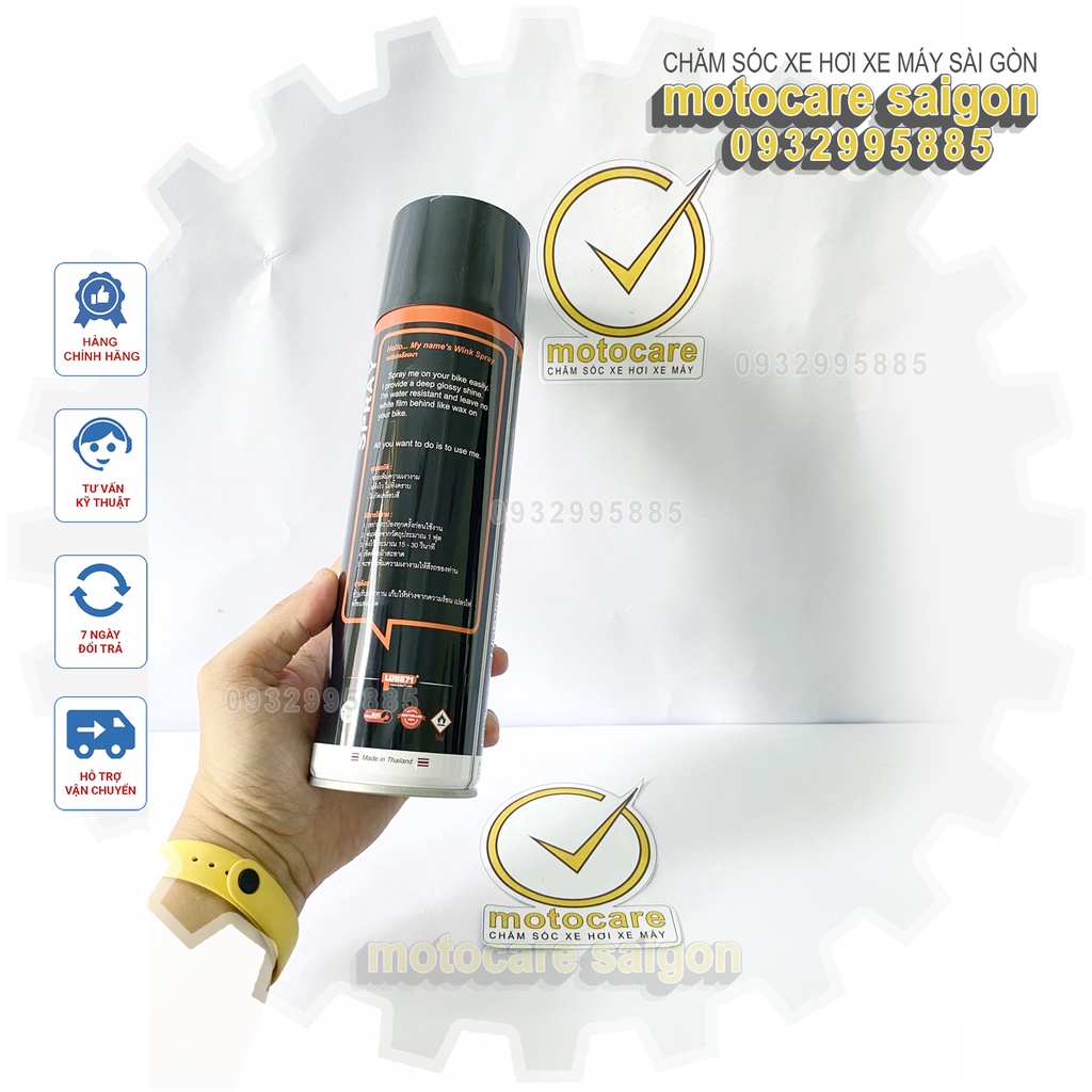 Chai xịt làm bóng nhanh dàn áo Wink 600ml