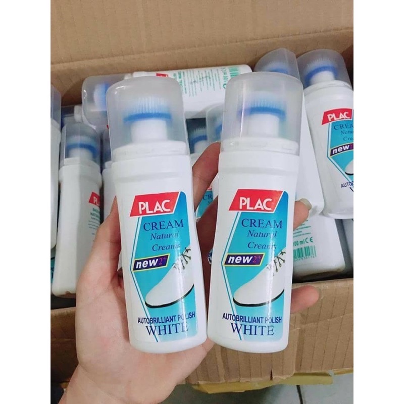 Chai nước rửa giày, dung dịch vệ sinh túi xách, Nước Lau Giày, Túi Xách Plac Thần Thánh - Đầu Cọ