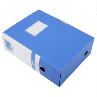 Cặp hộp nhựa Deli 10cm 38117 - Bìa hộp - File hộp