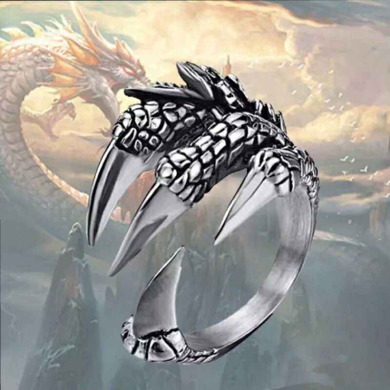 NHẪN MÓNG VUỐT RỒNG CỰC NGẦU