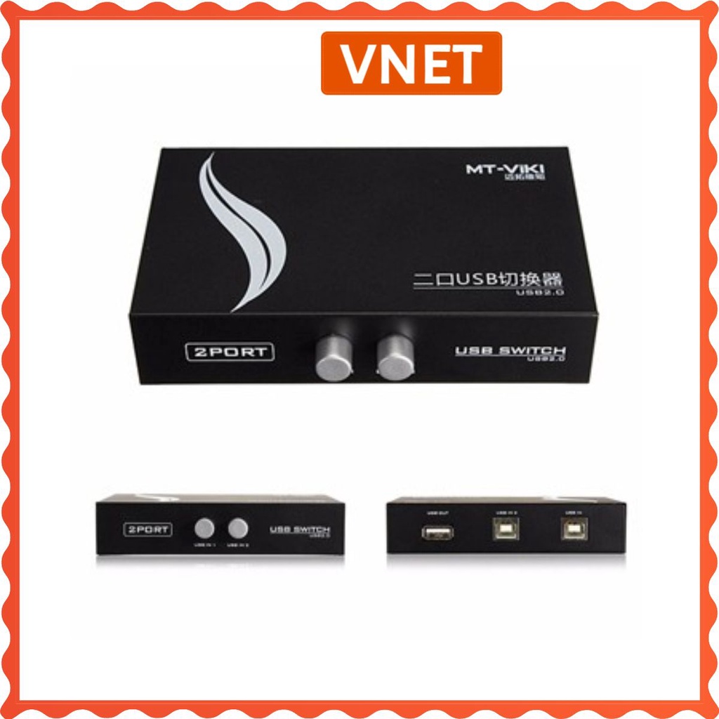 Bộ chia máy in 1 ra 2 cổng 4 cổng dùng cho nhiều máy tính dùng chung 1 máy in cực kỳ tiện lợi bảo hành 6 VNET