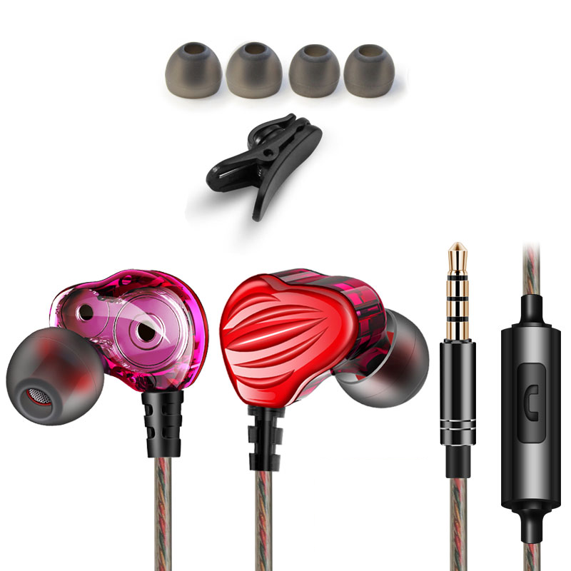 Tai Nghe Thể Thao Hifi Stereo Bass 3.5mm Có Mic Cho Xiaomi / Huawei