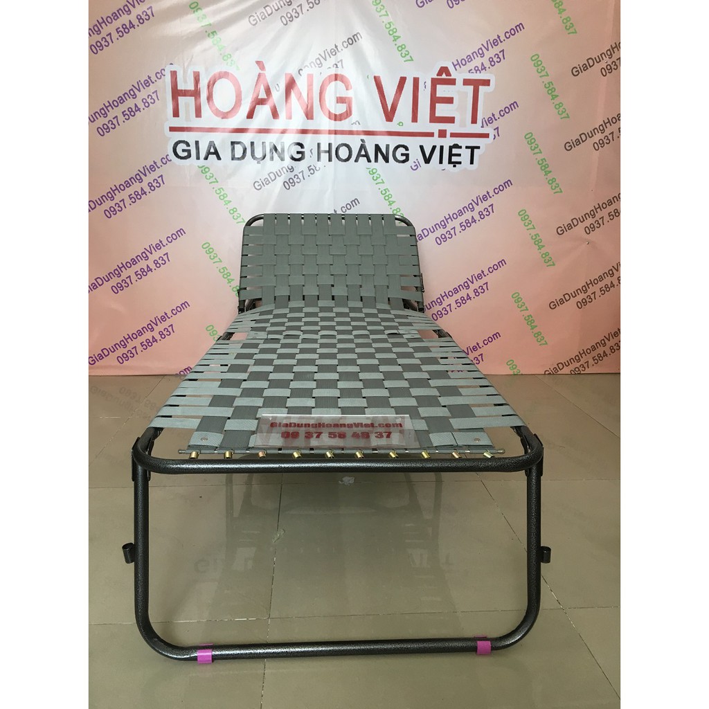 Giường xếp dù cao cấp HVLA CHÂN CAO