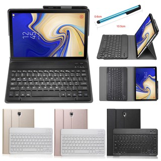 Bao da bảo vệ máy tính bảng kèm bàn phím cho Samsung Galaxy Tab A 10.5 2018 SM-T590 T595