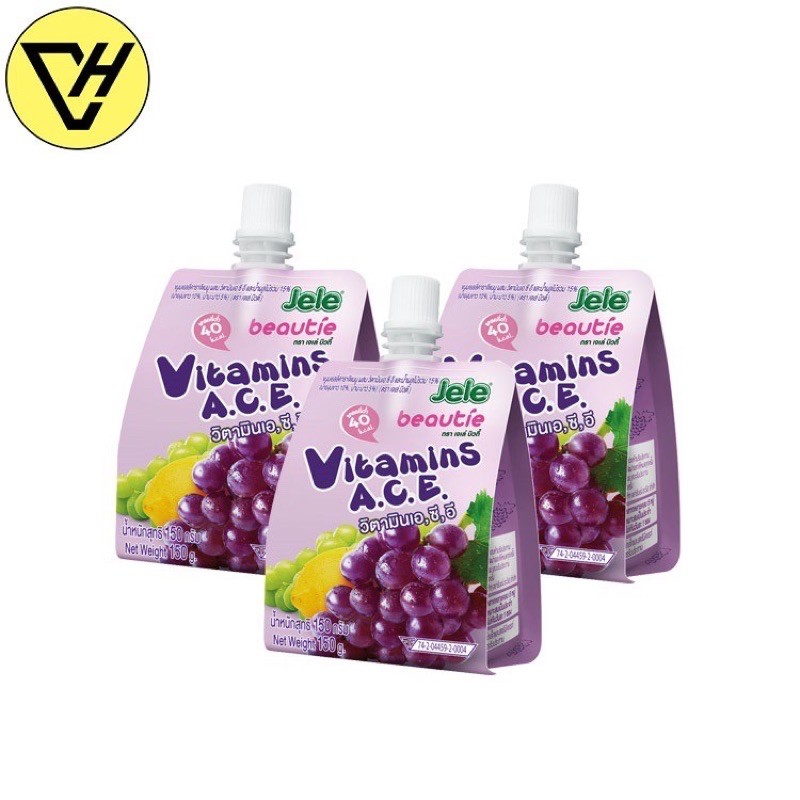 Nước Thạch Trái Cây Jele Beautie Thái Lan 150g - Đủ 6 Vị