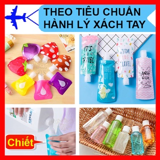 Combo 4 Chai Lọ Bình Chiết Mỹ Phẩm 30ml 100ml Đồ Dùng Du Lịch