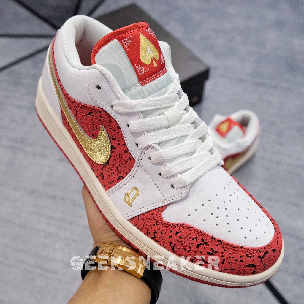 [GeekSneaker] Giày Jordan 1 Low Spades | BigBuy360 - bigbuy360.vn