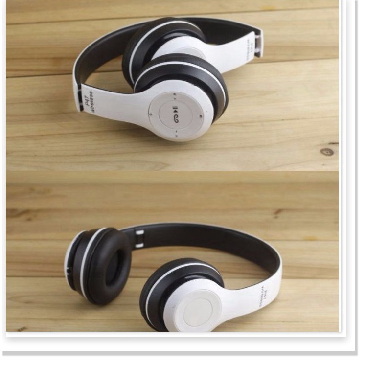Tai nghe chụp tai Bluetooth P47 có khe thẻ nhớ - Cao cấp | BigBuy360 - bigbuy360.vn