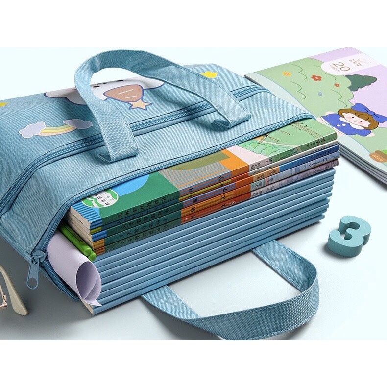 Túi Quai Xách Đựng Laptop, Đi Học Thêm Chống Thấm Cute 😋