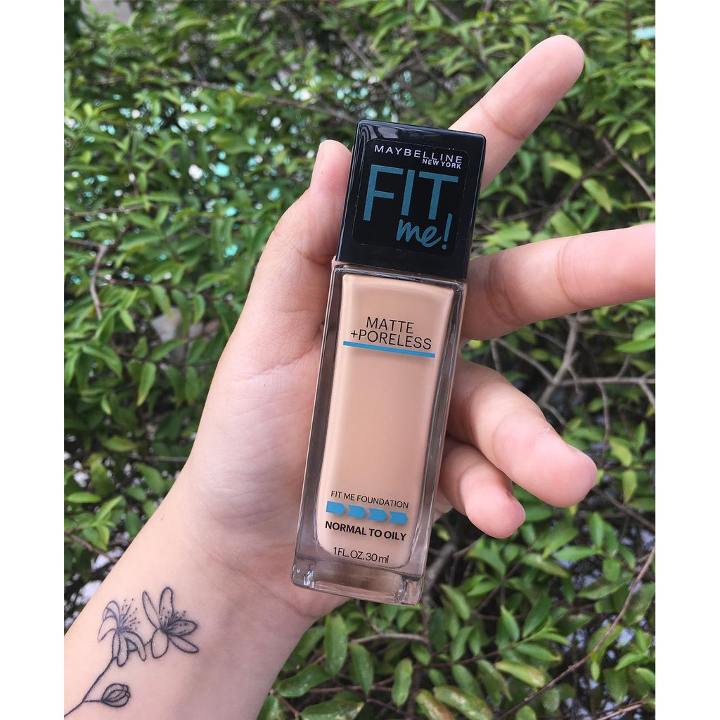 Shop hoathao23 - combo 2 Kem Nền Mịn Lì Fit Me Maybelline 125 Nude Beige 30ml Fit Me Matte + Poreless Foundation