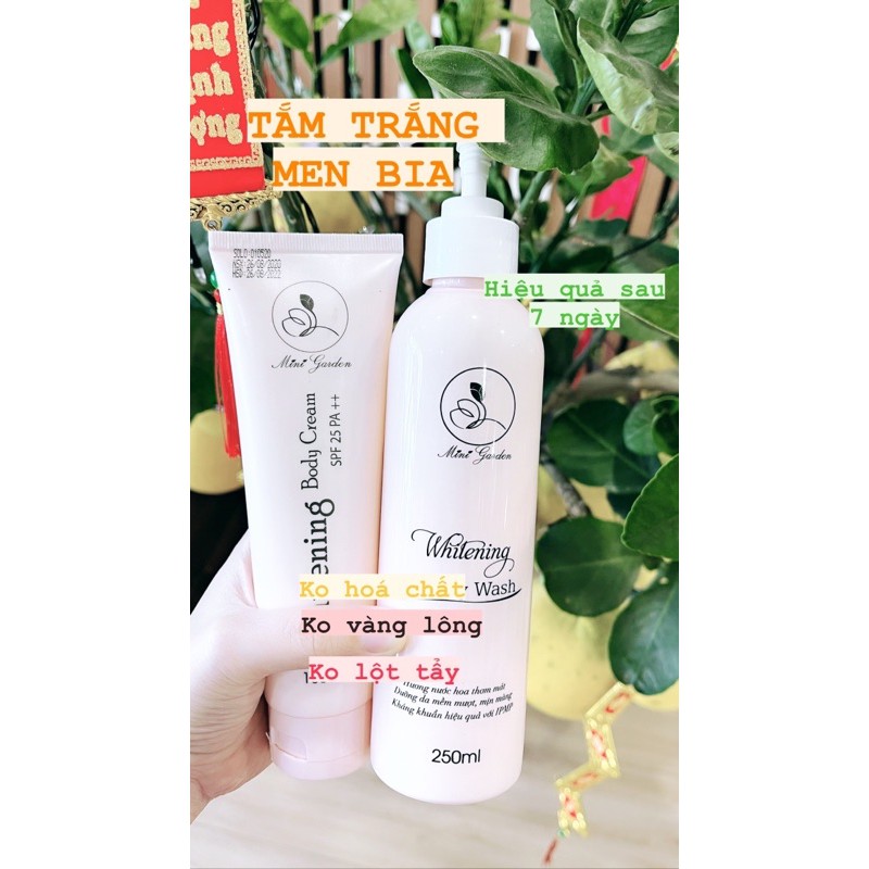 Combo SỮA TẮM & BODY MEN BIA chính hãng Minigarden