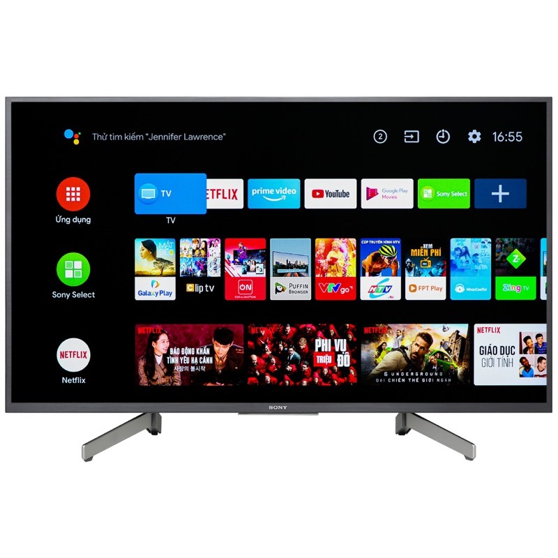 GIAO MIỄN PHÍ Android Tivi Sony 4K 43 inch KD-43X8000G