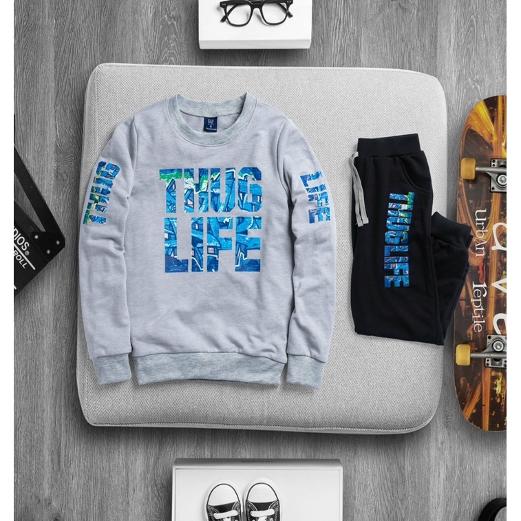 ❌ GIÁ Sốc ⚡️ Bộ nỉ da cá bé trai size đại nhỡ xuất dư mềm mịn