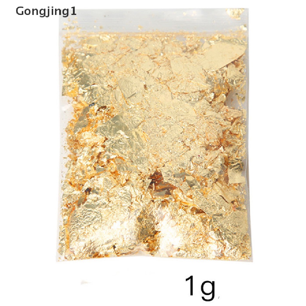 Lọ lá vàng/ bạc/ vàng hồng trang trí mỹ phẩm có thể ăn được 1/ 2g đa năng