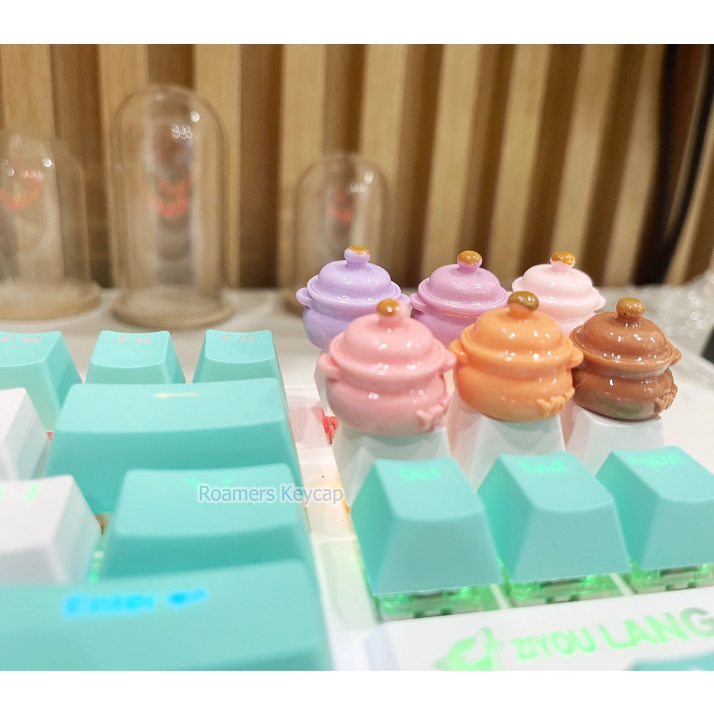Keycap lẻ Nồi Cơm Dễ Thương Đáng Yêu Màu Đặc Sắc
