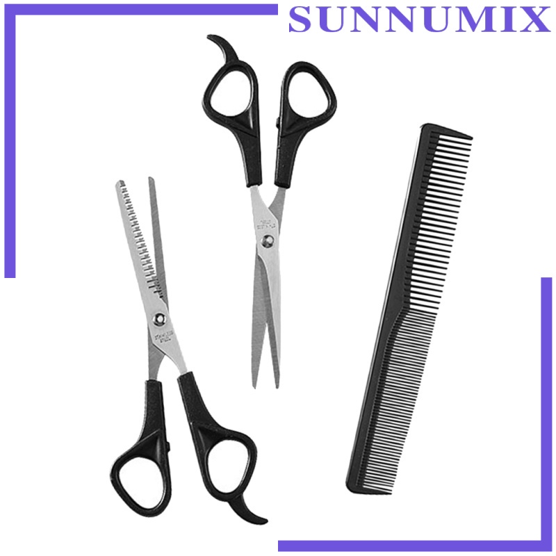 Kéo Cắt Tóc Kèm Lược Chuyên Dụng Cho Salon Làm Tóc