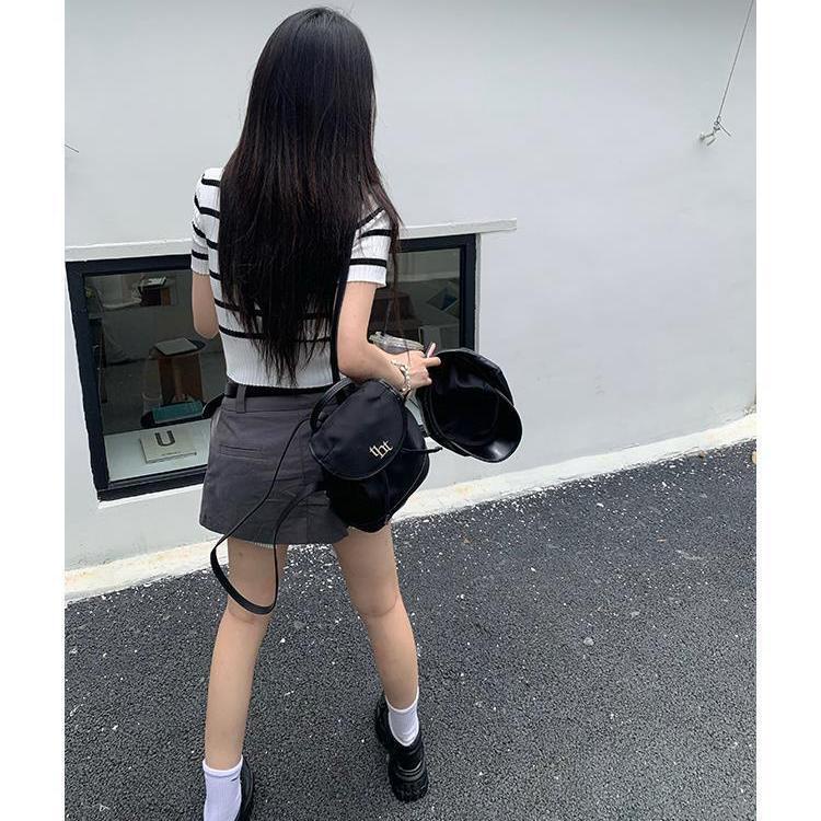 Bán Chạy!F &amp; X Túi Đeo Chéo Nhỏ Nhắn Vải Canvas Phong Cách Hàn Quốc Tinh Tế Thời Trang Thường Ngày Dành Cho Nữ