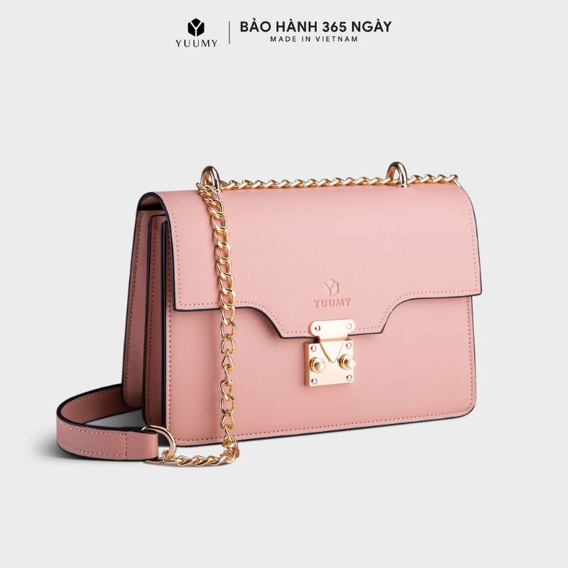Túi Đeo Chéo Nữ Khoá Nhấn YN98 - Yuumy - Không Thấm Nước - Không Bong Tróc
