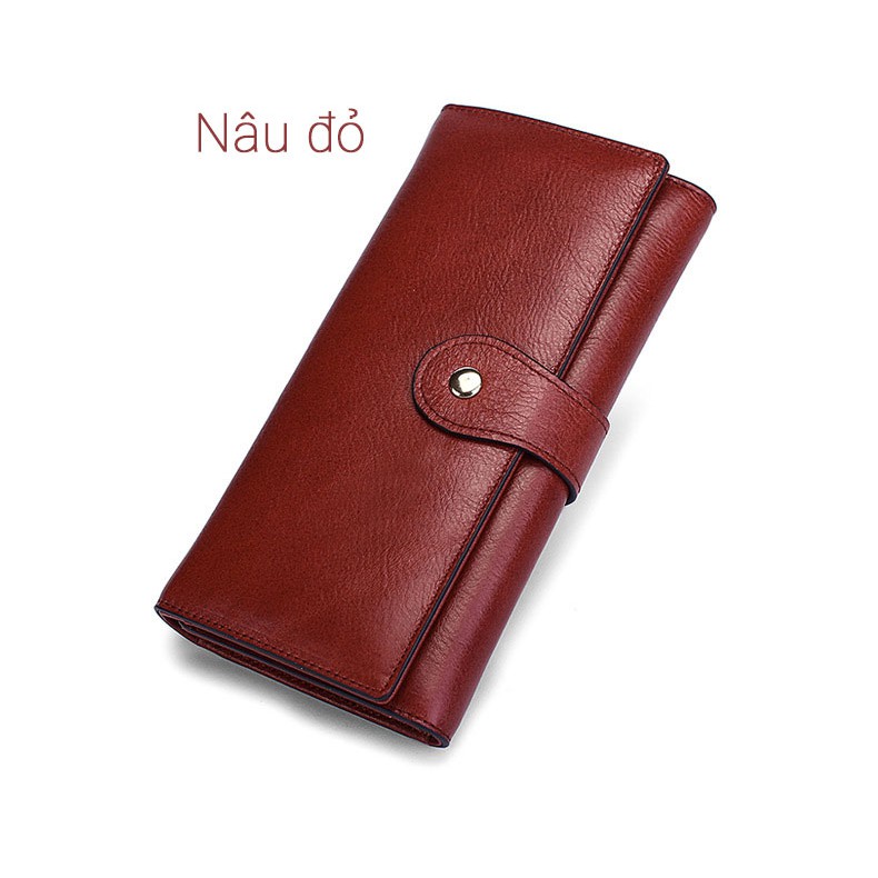 XẢ KHO VÍ DA BÒ T128 - KIỂU DÁNG THỜI TRANG SANG TRỌNG - ĐẲNG CẤP THỜI THƯỢNG