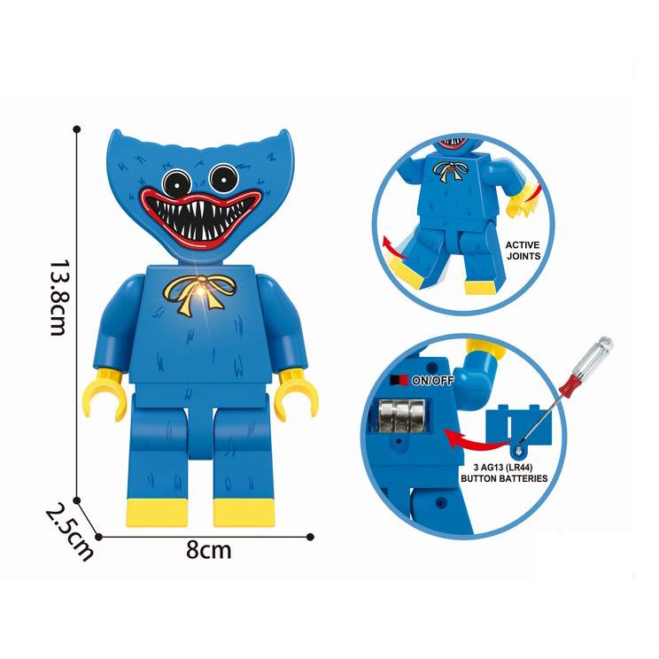 Mô Hình Đồ Chơi Nhân Vật Huggy Wuggy Trong Phim Poppy