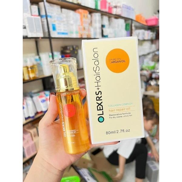 Tinh Dầu Dưỡng Tóc Olexrs 80ml Cao Cấp Chuẩn Hair Salon Cho Tóc Vào Nếp, Bóng Mượt
