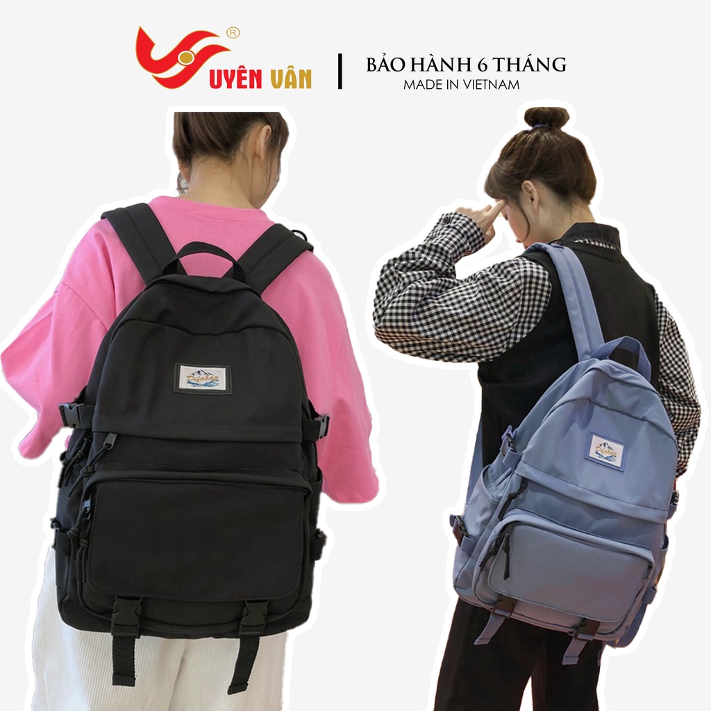 Balo nữ đi học thời trang basic đơn giản kiểu nắp gập dễ thương đáng yêu giá rẻ R5508