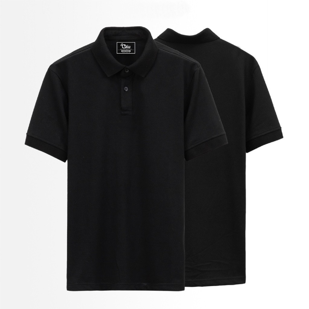 Áo thun Polo Men194 Unisex vải cá sấu co dãn 4 chiều dày dặn form gerular fit - PL Mè