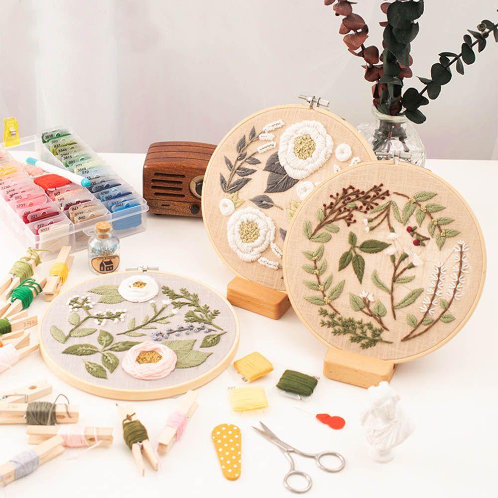 LEISURE Bộ Khung Thêu Tranh Handmade Trang Trí Nhà Cửa DIY