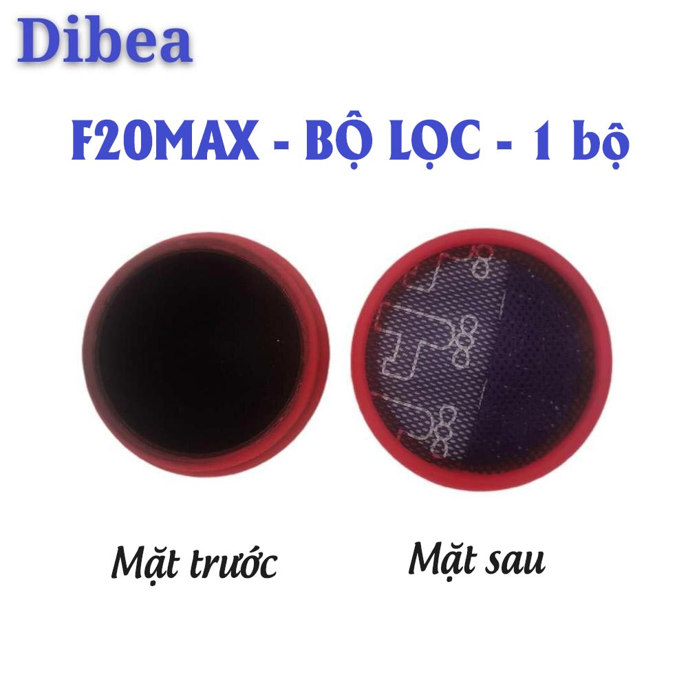 Phụ kiện máy hút bụi Dibea F20MAX thay thế, sửa chữa cho bộ lọc, hộp bụi, con lăn, đầu hút, khăn lau, két nước