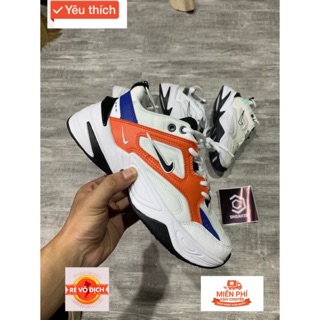 Video + ảnh thật > giày sneaker m2k cam xanh