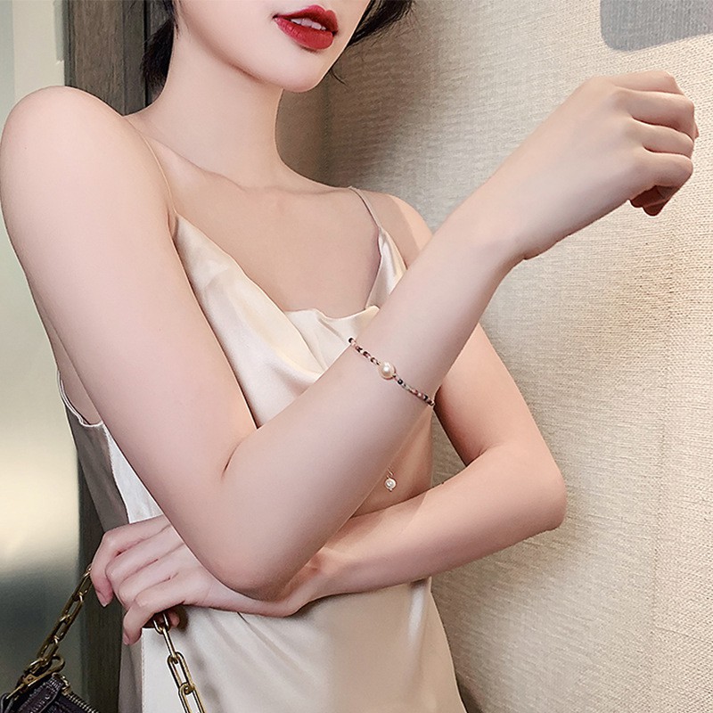 Vòng Tay Mạ Vàng Đính Đá Pha Lê Nhiều Màu Sắc Thời Trang Cho Nữ | BigBuy360 - bigbuy360.vn