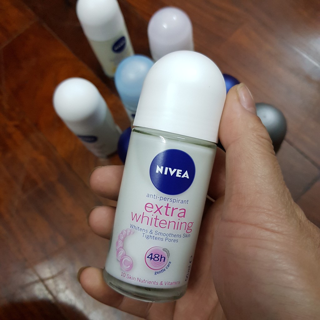 Lăn khử mùi Nivea nữ dạng nước 50ml Đức