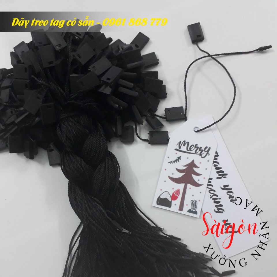 Dây treo tag mác quần áo , dây dù nhãn, thẻ bài /dây treo nhãn mác quần áo thời trang