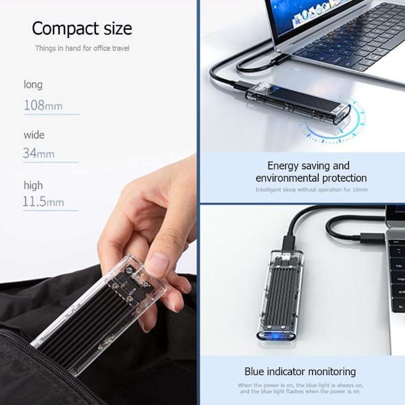 Ốp ổ cứng SSD Orico Ngff Usb3.1 Type-C M.2 | BigBuy360 - bigbuy360.vn