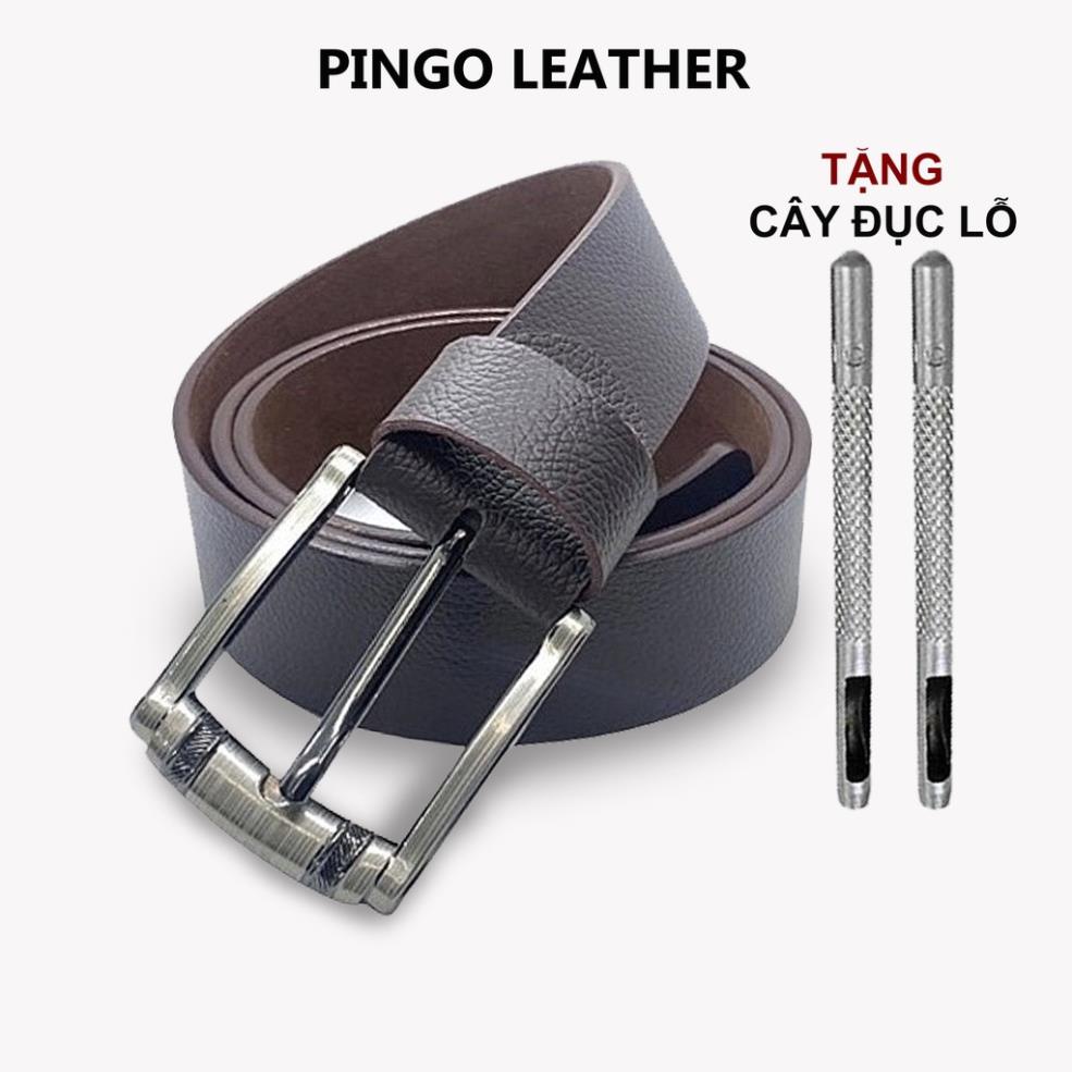 Dây Lưng Nam, Dây Nịt, Thắt Lưng Nam Đẹp Da Khóa Kim Cao Cấp Pin Store Xịn