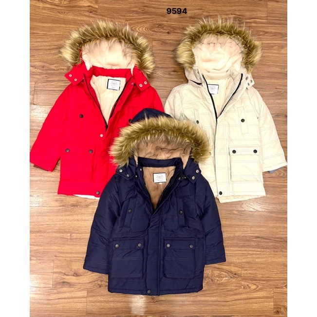 Áo phao parka lót lông siêu ấm