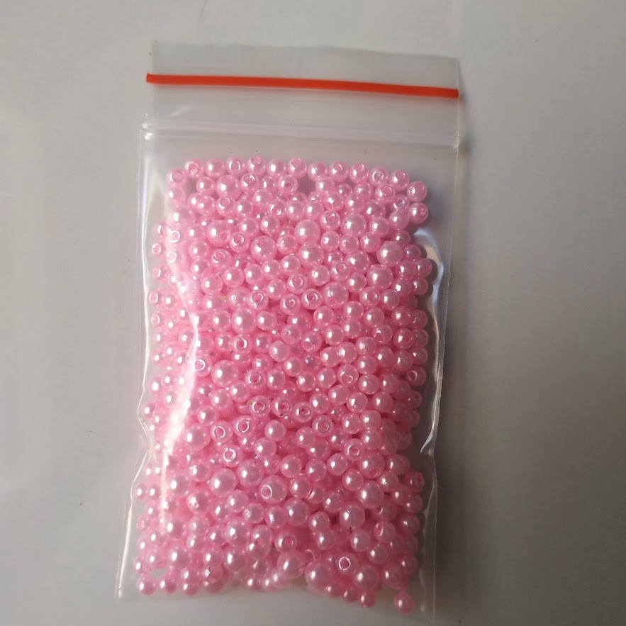 10g hạt bẹt loại 3-4mm hỗn hợp - Hạt cườm đính áo, kết cườm, handmade gói lẻ