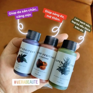 [ MINI SIZE ] SUPER VEGITOKS SỮA RỬA MẶT THẢI ĐỘC RAU CỦ