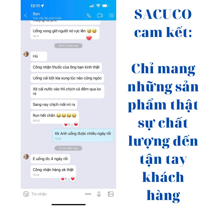 Tăng cường sinh lý nam PHỤC HOÀN NAM thảo dược thiên nhiên SACUCO phn 1