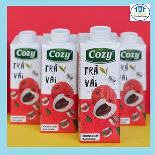 Cozy lốc 4 trà vải hộp 225ml