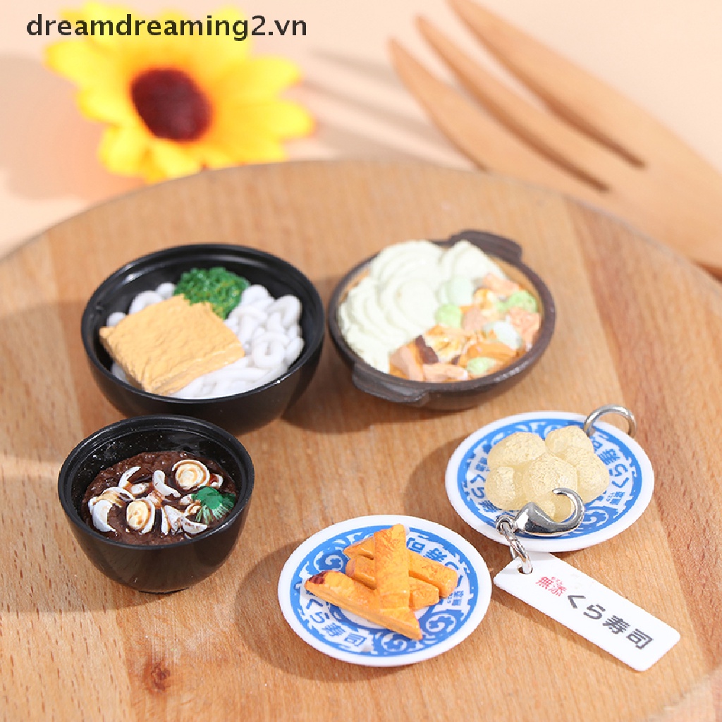 1 mô hình đồ ăn cỡ nhỏ tỉ lệ 1/6 để trang trí nhà búp bê