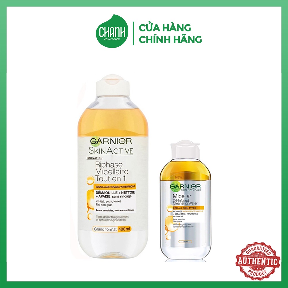 Nước Tẩy Trang Sạch Sâu Garnier Micellar Vàng Dầu