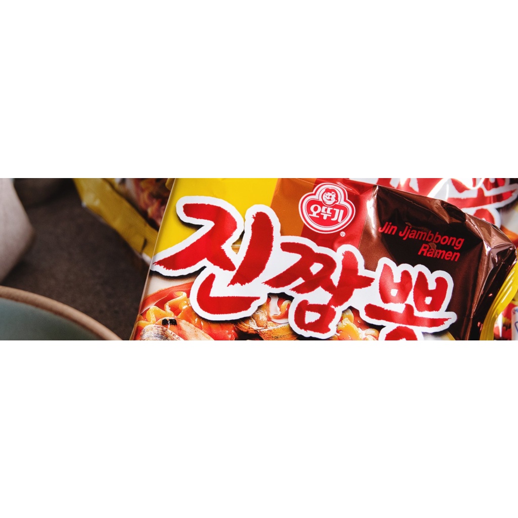 [OTTOGI] MỲ HẢI SẢN ĐẶC BIỆT JIN CHAMBONG 130G - [오뚜기] 진짬뽕 130G