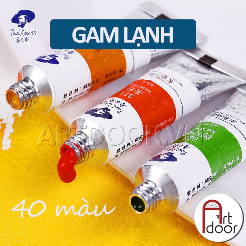 [ARTDOOR] Màu nước PAUL RUBENS gam Lạnh tuýp lẻ (5ml)