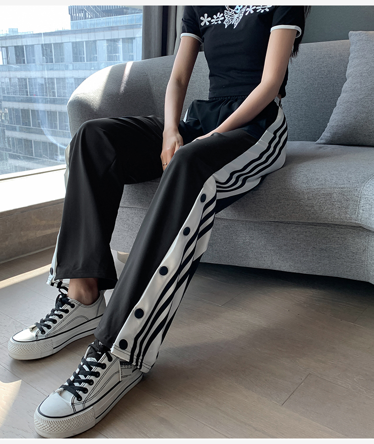 Quần dài SUXI cho nữ thiết kế dáng rộng phong cách thời trang mùa thu Hàn Quốc