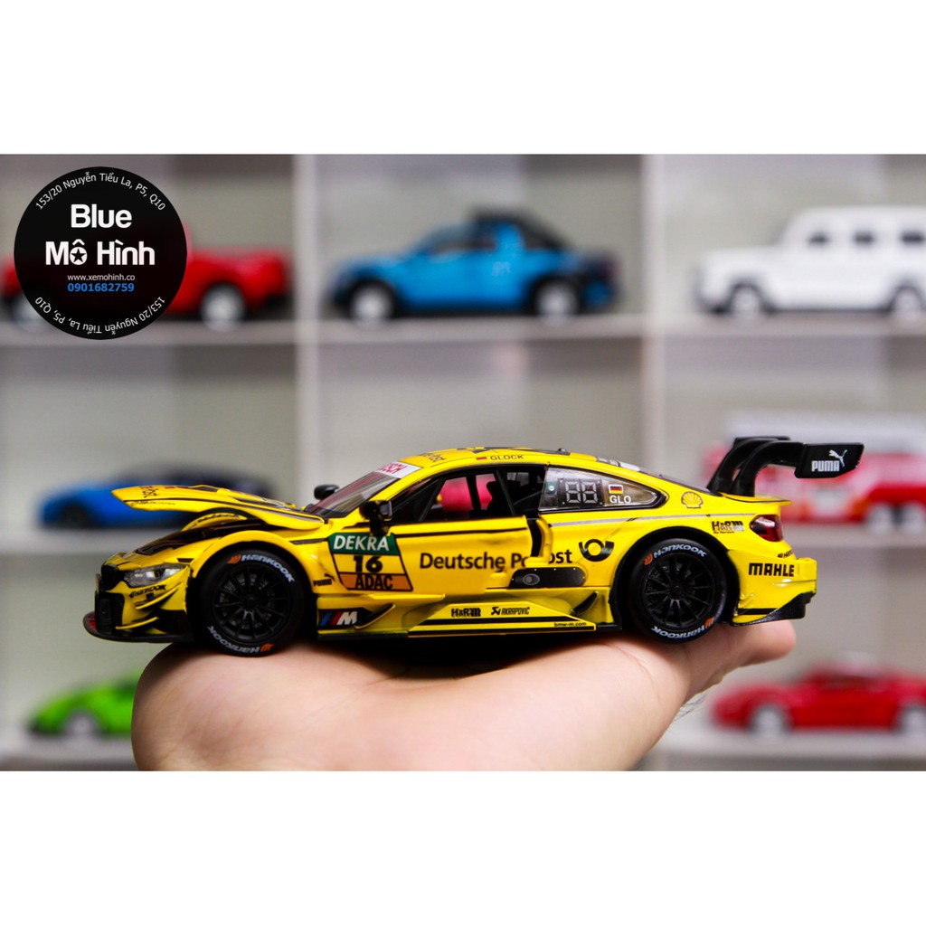 Blue mô hình | Xe mô hình BMW M4 DTM 1:32 – Deutsche Post Vàng