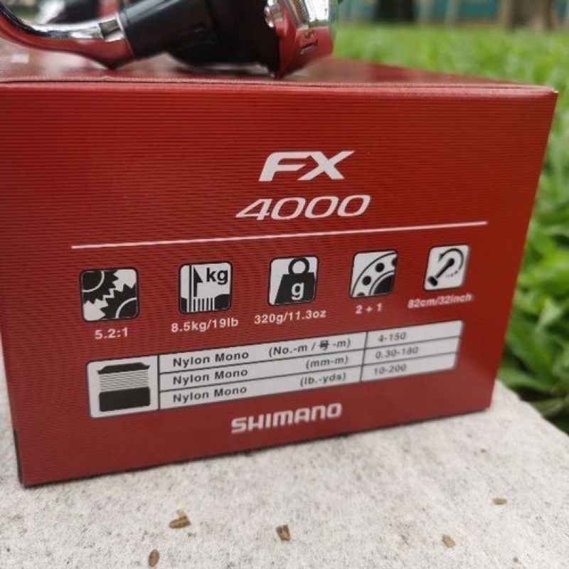 máy câu cá FX 4000 shimano hàng chính hãng máy tải cá lên 10kg y hình máy quay rất êm giá rẻ 9kka5rbal