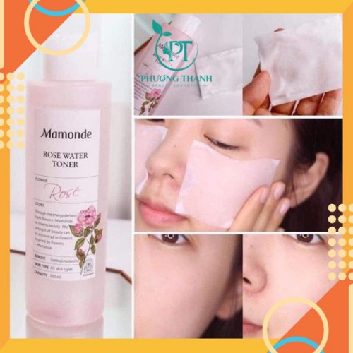 Nước Hoa Hồng MAMONDE Toner 250ml Cung Cấp Độ Ẩm , Se Khít Lỗ Chân Lông Giúp Da Mềm Mịn [Chính Hãng]
